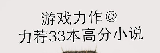 游戏力作@力荐33本高分小说
